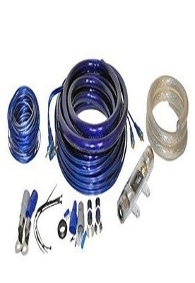 Lanzar Contaq Speaker Amplifier Wiring Kit 0-Gauge Power Ground 16-Gauge Remote