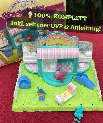 My Little Pony Piccolo Ponys Eiscafe Hasbro 1989 KOMPLETT G1 OVP DM Vintage Rar