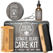 - Ultimate Beard Kit - Beard Grooming Kit with Beard Brush, Beard Comb, Beard Ba