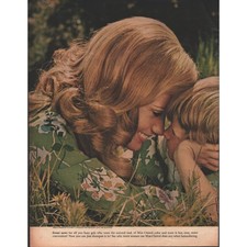 Miss Clairol Hair Color Print Ad Vintage 1968 Ephemera Wall Decor Does She? SEXY
