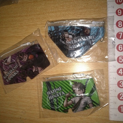 A73714 Danganronpa 2 Panty clear pouch keychain x8 Hajime Hinata Ibuki Mioda etc - Picture 2 of 5