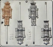 Nutcracker Lollipop Chocolate Candy Mold Christmas  2055 NEW