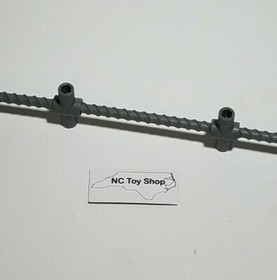 Rare K'NEX Gray Threaded Rod, 2 Carriage Pieces Control Crane Special Parts KNEX