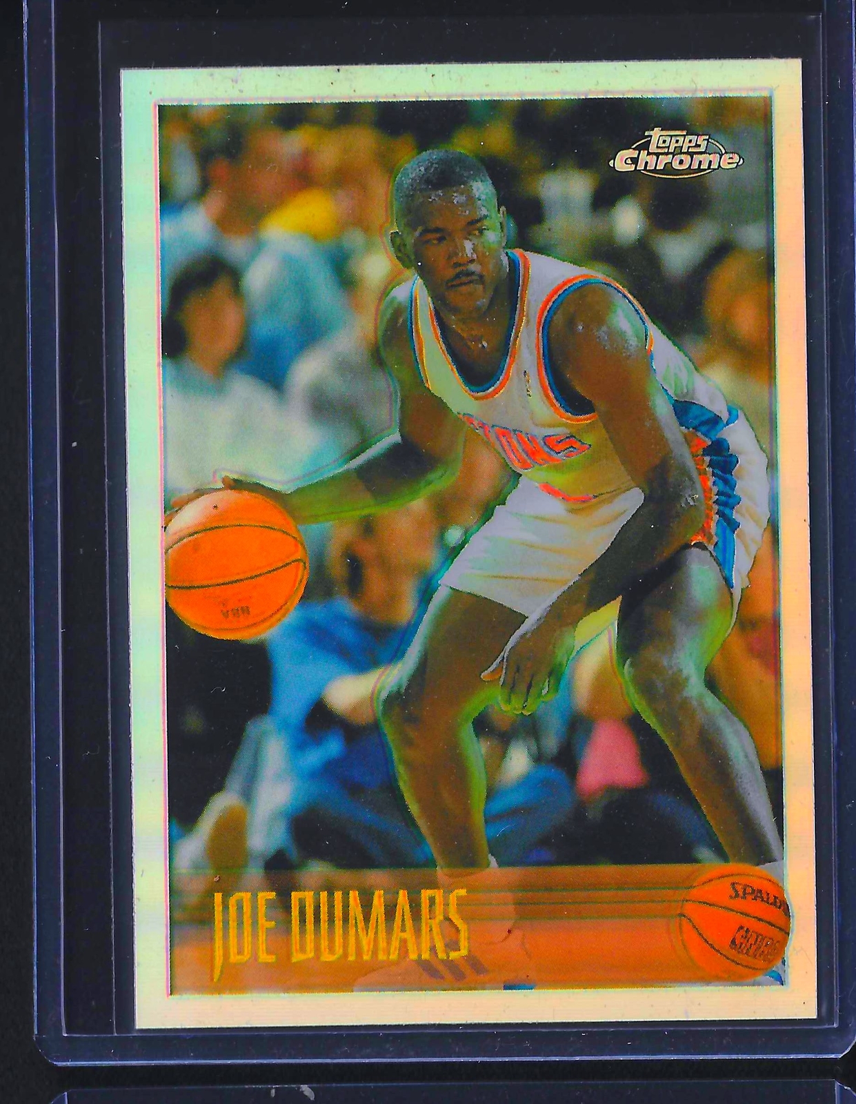 1996-97 Topps Chrome Joe Dumars Refractor #40R