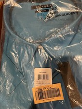 Synrgy Men  s Dress Shirt -Short Sleeved :Vivid Blue :24 Big