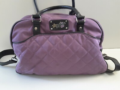 Foxy Jeans Duffle Gym Bag Purple Black Cherry | eBay