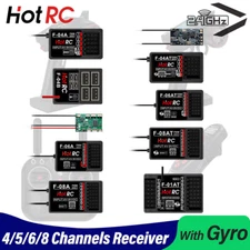 HotRC 4/6CH 8CH RC Receiver 2.4GHz Radio for CT-6A CT-8A HT-8A DS600 Transmitter