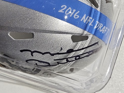 Kyle Long And Mike Ditka Autographed / Signed 2016 NFL Draft Riddell Mini Helmet - Picture 13 of 16
