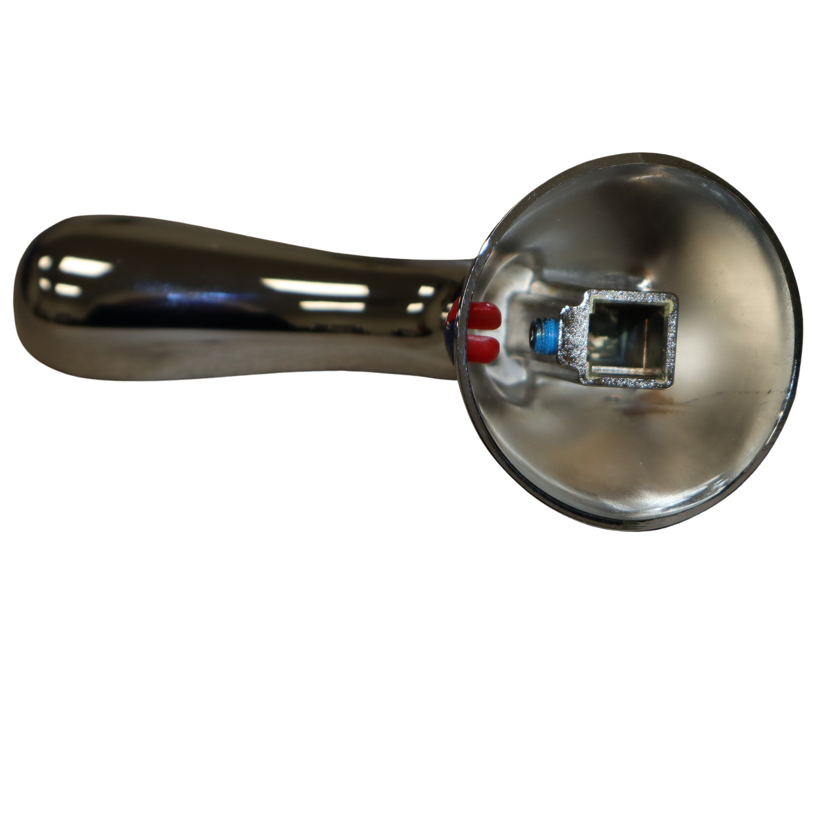 Single Lever Handle Kit in Chrome Home Hot Cold Faucet Set Screw Color Plug