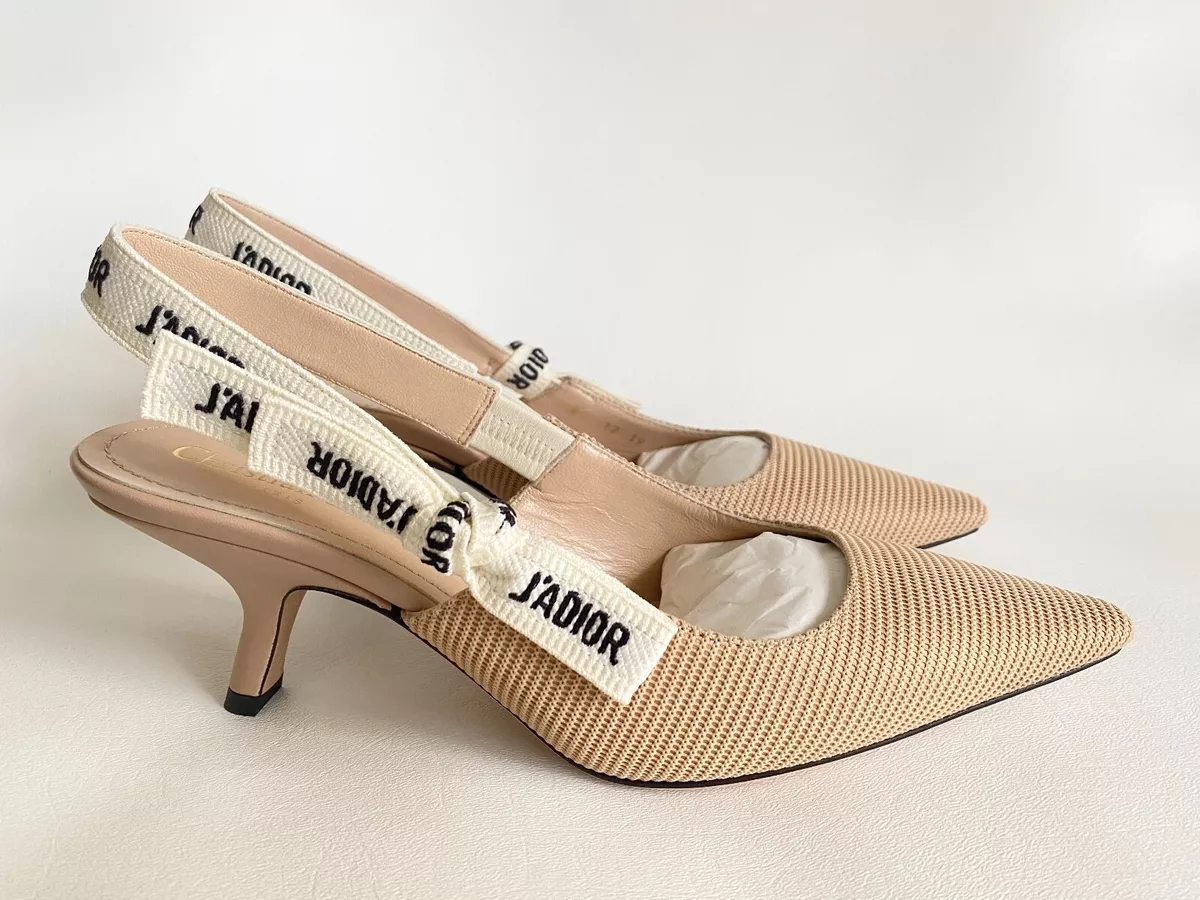 Dior ribbon slingback cheap