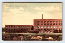 ALLIANCE OHIO OLD McCASKEY REGISTER CO. FACTORY POSTCARD (J-1)