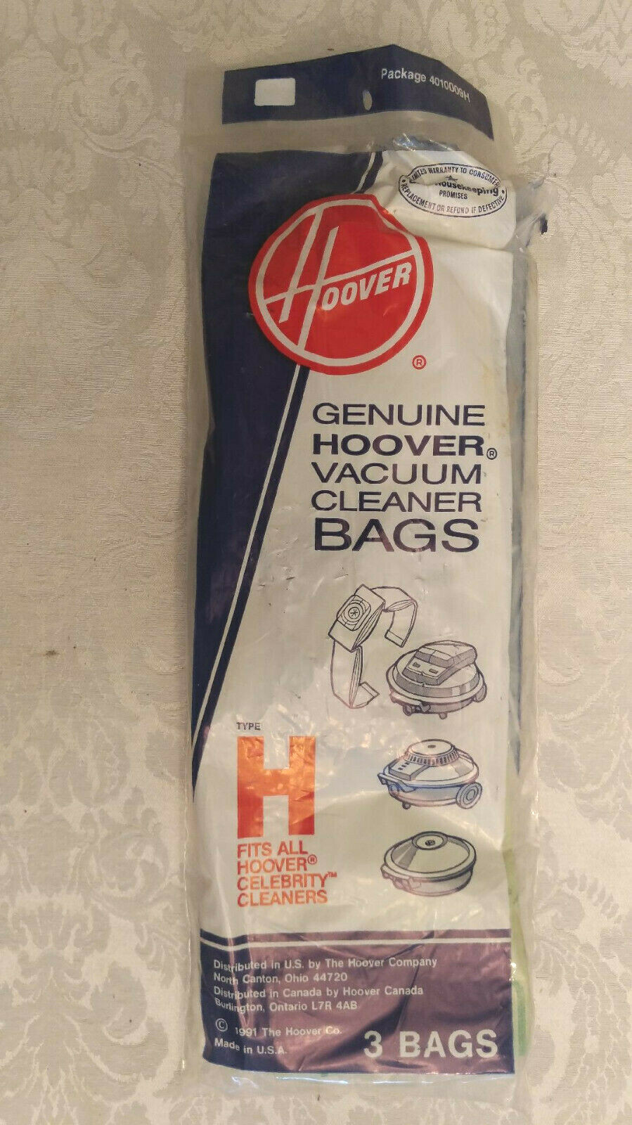 Hoover Type H Vacuum Cleaner Bags, all Celebrity Cleaners, lot of 2