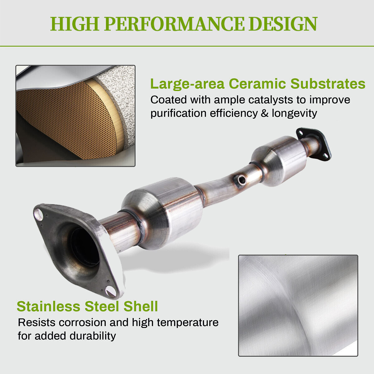 Exhaust Catalytic Converters for 2007 2008 2009 2010 2011 2012 Nissan