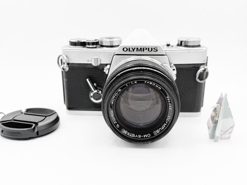 Olympus OM-1 35mm SLR Film Camera ZUIKO AUTO-S 50mm f/1.4 From JAPAN #551962