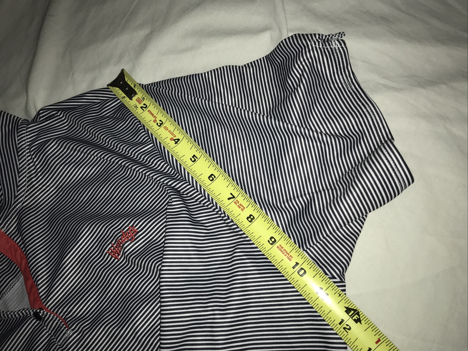 Wendy's Food Chain Employee Shirt Uniform Women Size … Gem