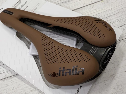 Selle Italia Flite Boost Gravel L3 TI316 Superflow Saddle  (Brown )