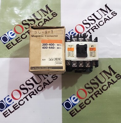 FUJI ELECTRIC SC-5-1 (19) MAGNETIC CONTACTOR 19AMP VOLTAGE 380-440VAC FAST SHIP