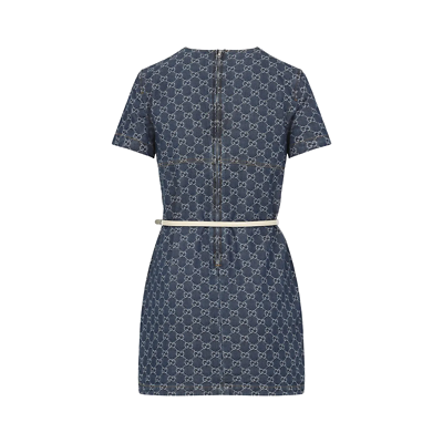 GUCCI $2700 Blue GG Denim Dress New And Authentic | eBay GUCCI $2700 Blue GG Denim Dress New And Authentic | eBay