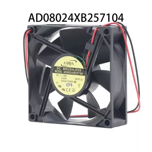 ADDA Cabinet Cooling Fan 80*80*25MM 24VDC 0.23A AD08024XB257104 AD0824UB-A71GL