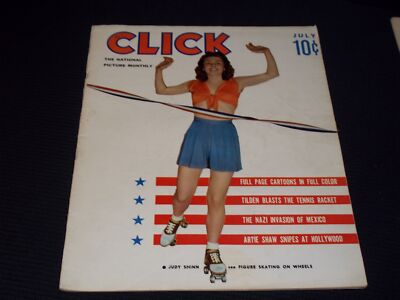 1940 JULY CLICK MAGAZINE - JUDY SHINN FRONT COVER - E 20068