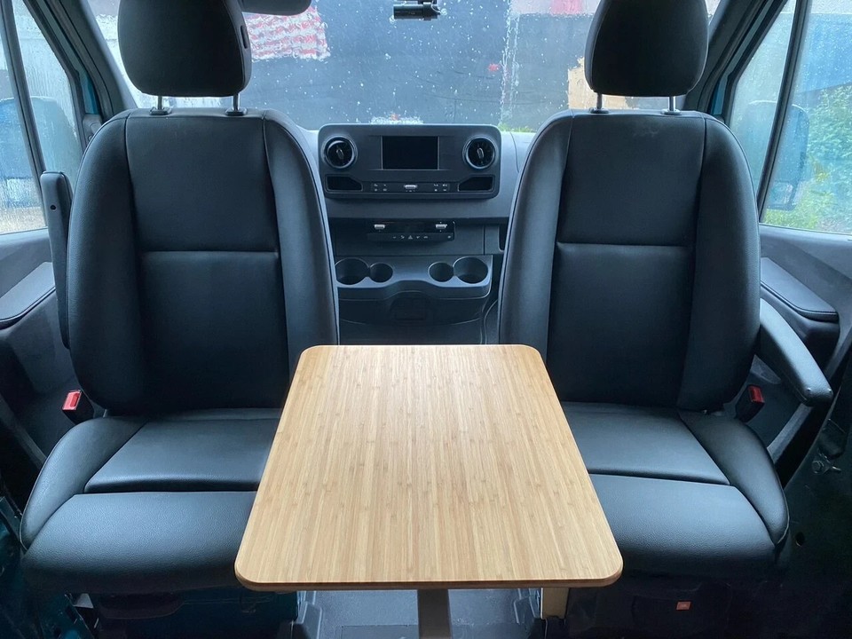 Solid Bamboo Tabletop used for Lagun or similar mount in RV or Sprinter