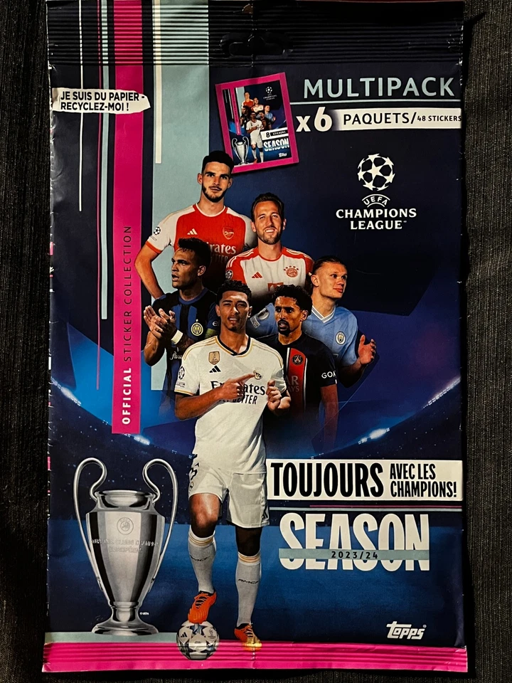 STARTER PACK EMPTY ALBUM VIDE LEERALBUM TOPPS CHAMPIONS LEAGUE 2023/2024 MINT