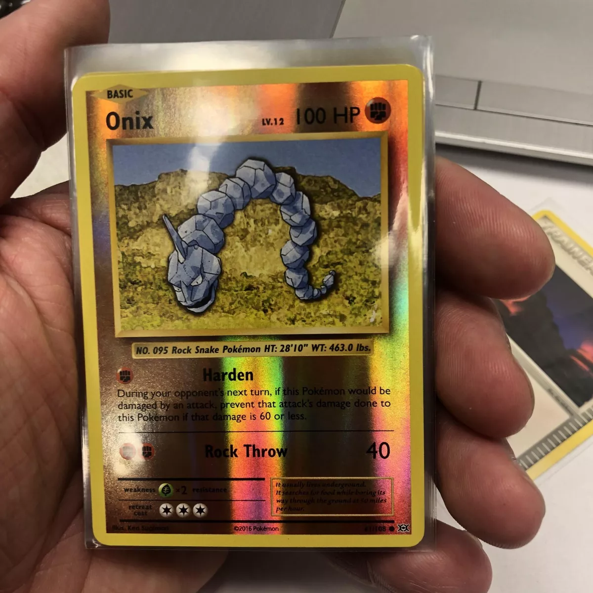 Pokemon - Onix (61/108) - XY Evolutions - Reverse Holo