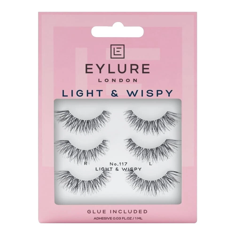 EYLURE Natural Reusable False Eyelashes & Adhesives