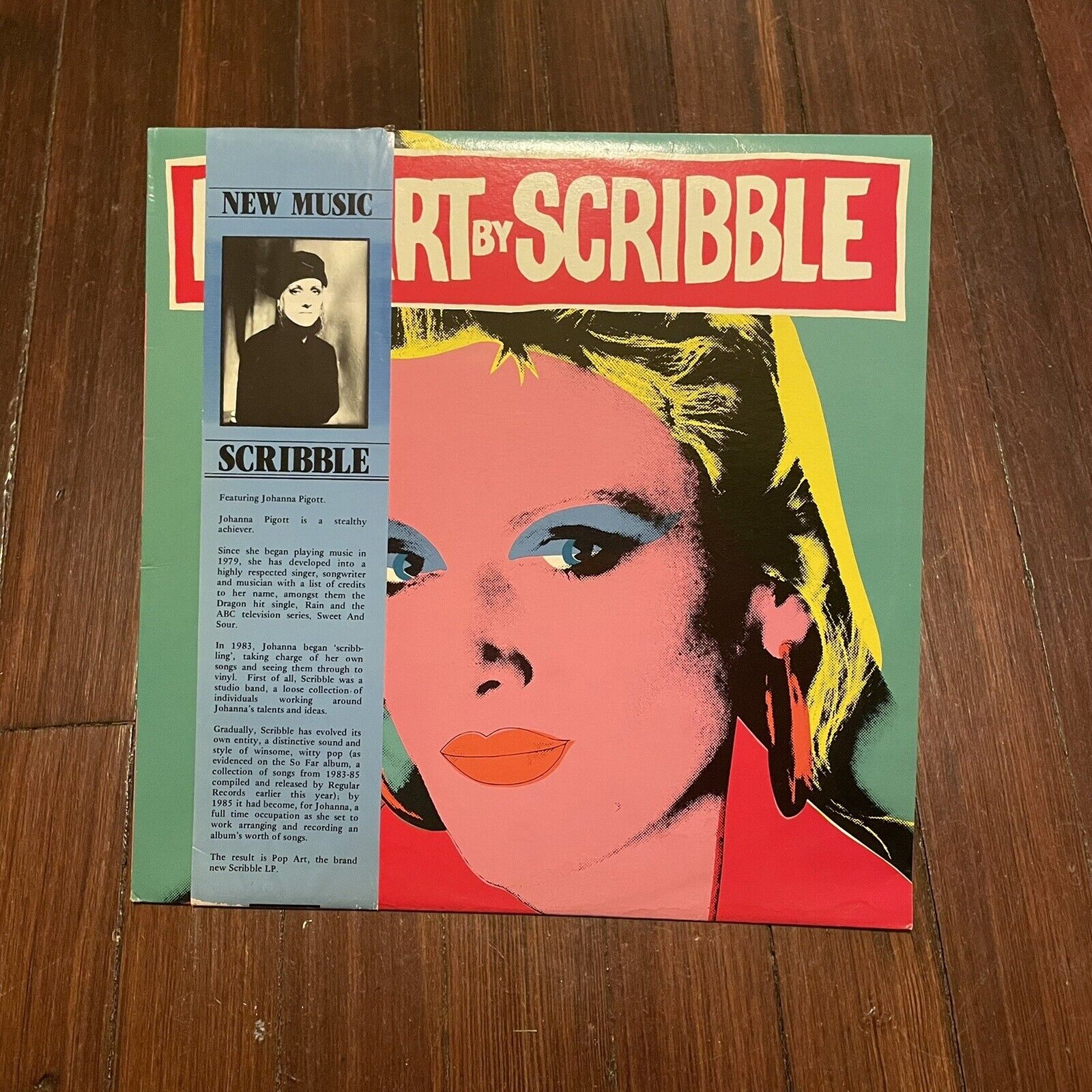 Scribble Pop Art LP 1986 Regular Johanna Pigott Todd Hunter Capris L 38549