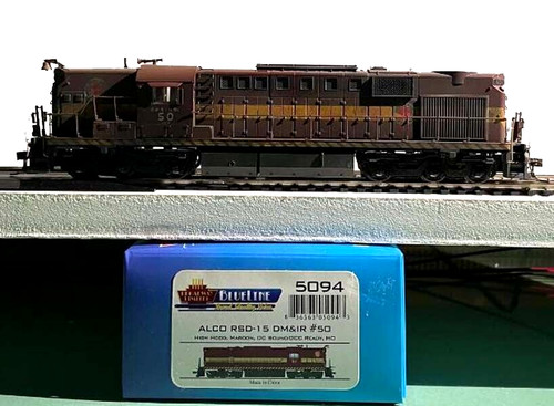 HO BROADWAY LIMITED 5094 BLUELINE ALCO RSD-15 MISSABE DM&IR DC SOUND DCC WEATHER | Zustand: Used