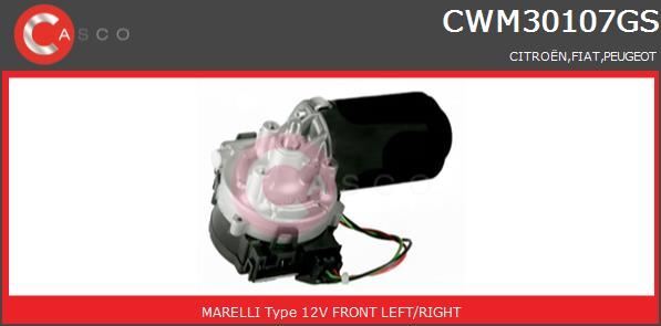 Moteur essuie-glace avant Fiat Ducato pour trajet pluie 12V