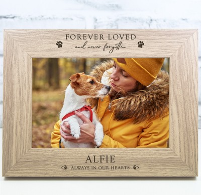 Personalisierter Hund Fotorahmen
