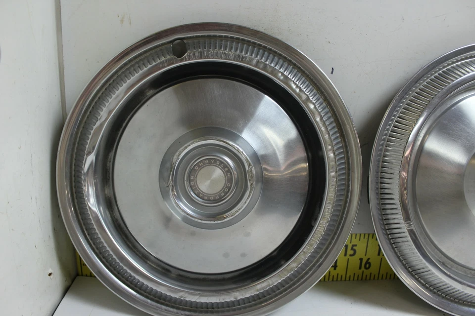 OEM Set of 4 14" Hub Caps Wheel Covers 1980 Dodge Aspen Plymouth Volare (1615) - Image 2 of 4