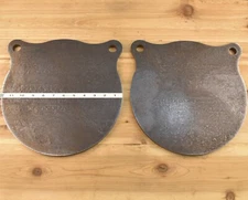 1/2" AR500 Shooting Targets 12" Gongs Set Of TWO