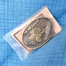 AM General Military Advanced Mobility Belt Buckle NOS M939 5 Ton Vtg 80s .QRT517