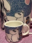 Arabia Moomin Mini Mug ~  Crown Snow-load