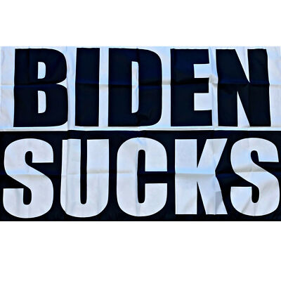 Donald Trump Flag Biden Sucks Desantis Don Jr. 2024 Sign 3x5'