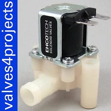 1/2" 110/115/120VAC Hose Barb Electric Solenoid Valve Plastic Body Water N/C