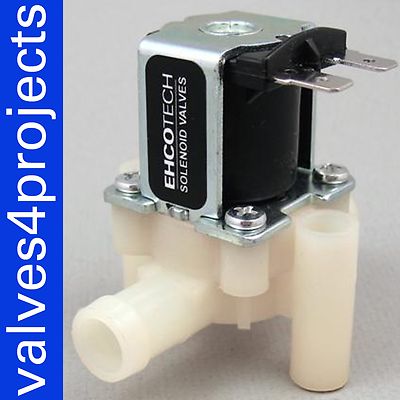 1/2'' 110/115/120VAC Hose Barb Electric Solenoid Valve Plastic Body Water N/C