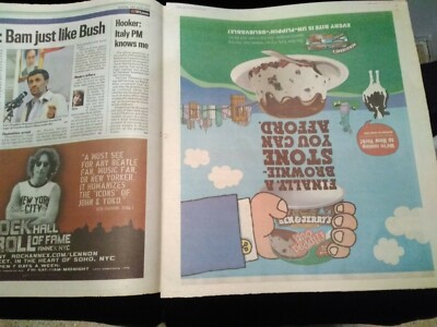 Michael Jackson Dead, Farrah Fawcett Dies, Ben & Jerry's flipped out AD 2009