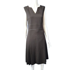Black Dress Fully Lined Office Work Y2K Tailored Barkins Basics Size 14