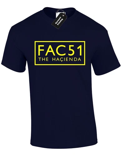 Fac 51 808 State Live Festival Dj Present Gift New Unisex T-Shirt - Picture 7 of 10