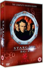STARGATE SG1 COMPLETE SERIES 4 DVD 4th Fourth Forth Season Four Original UK Rele