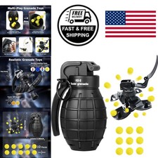 Tactical CS Grenade Model with Quick Launch Action for Kids and Adults