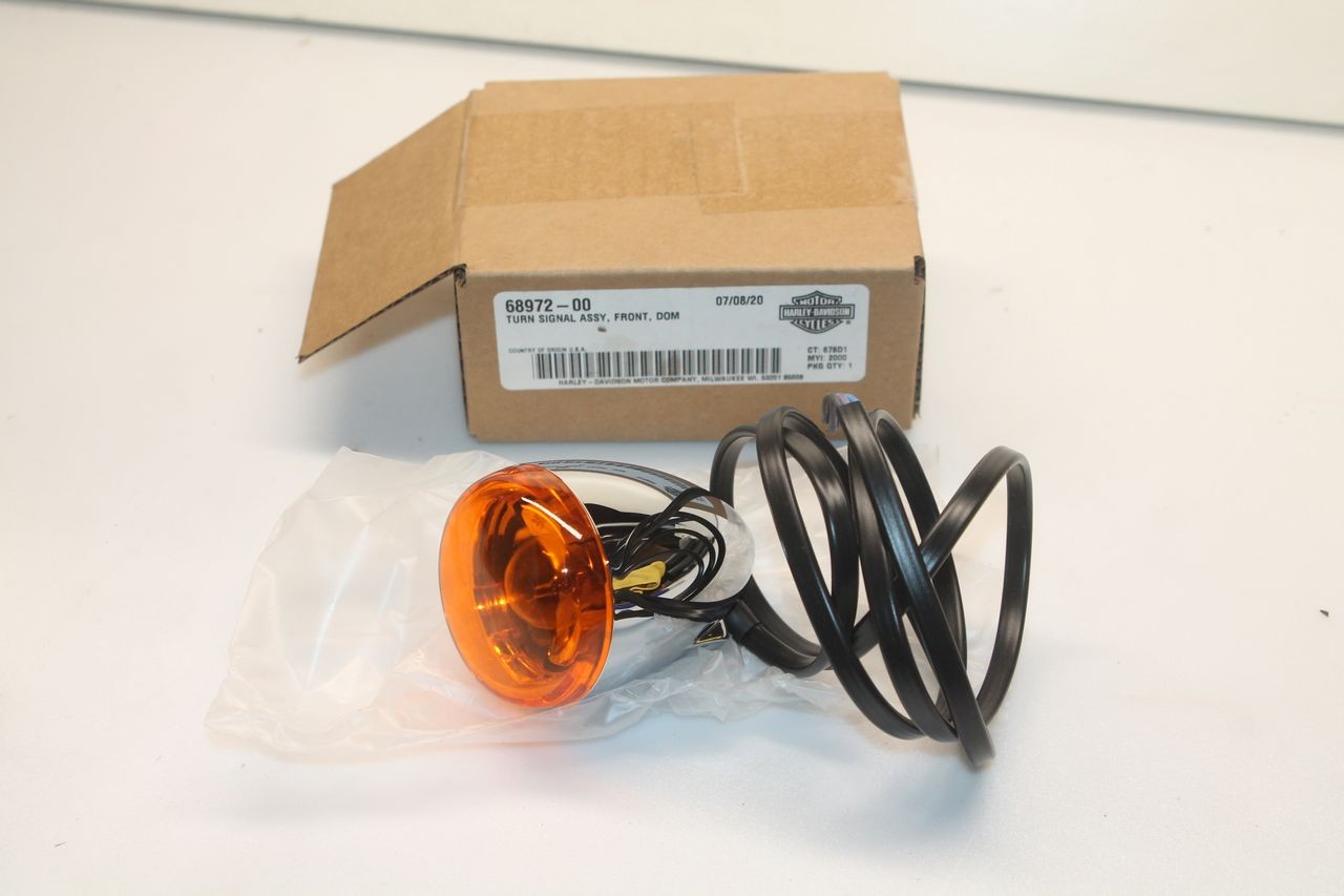Clignotant avant Harley Davidson résistant aux vibrations pour Dyna Softail