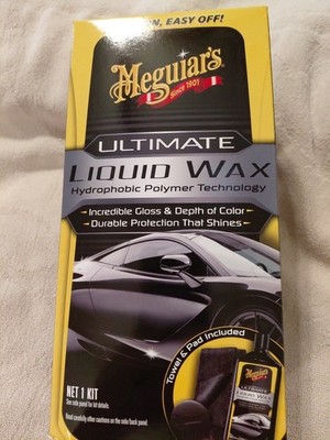 Meguiar's Ultimate Liquid Wax Premium Towel and Pad Included 16 Oz Bottle Car
