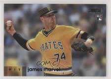 2020 Topps Stadium Club Black Foil James Marvel #101 ib6
