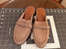 Lucky Brand Panlin 2 Comfort Slides Mules Suede Leather Women's Sz 6M