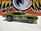 🚨 GRAIL ALERT 🚨 1977 Hot Wheels BLACKWALL Staff Car 442 Army ENAMEL Near Mint!