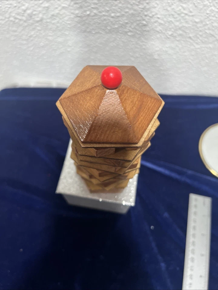 Rompecabezas de pagoda china de madera Project Genius 3D - Laberinto rompecabezas para edades de 8+ Foto 4 de 4